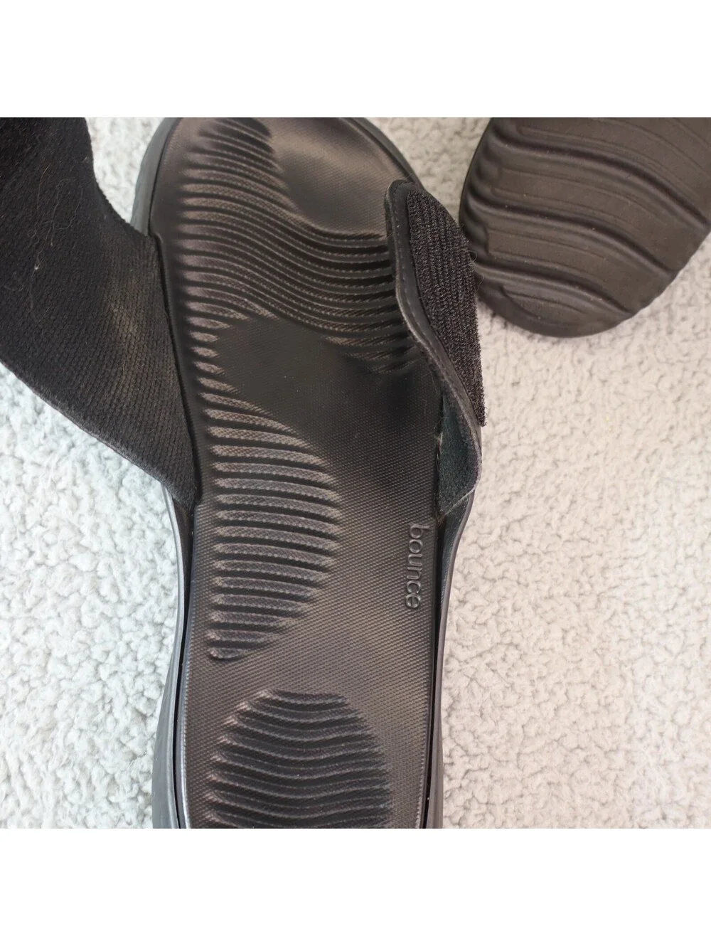 adidas Alphabounce Slide 2.0 Sandals Men Sz 9 Black GY9416